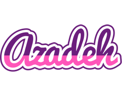 Azadeh cheerful logo