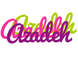 Azadeh flowers logo