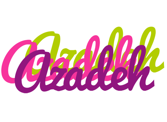 Azadeh flowers logo