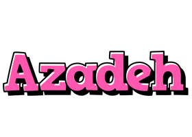 Azadeh girlish logo