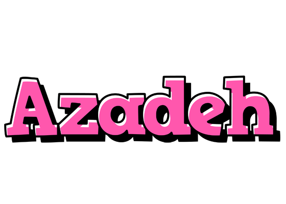 Azadeh girlish logo