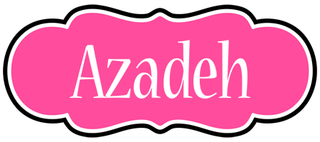 Azadeh invitation logo