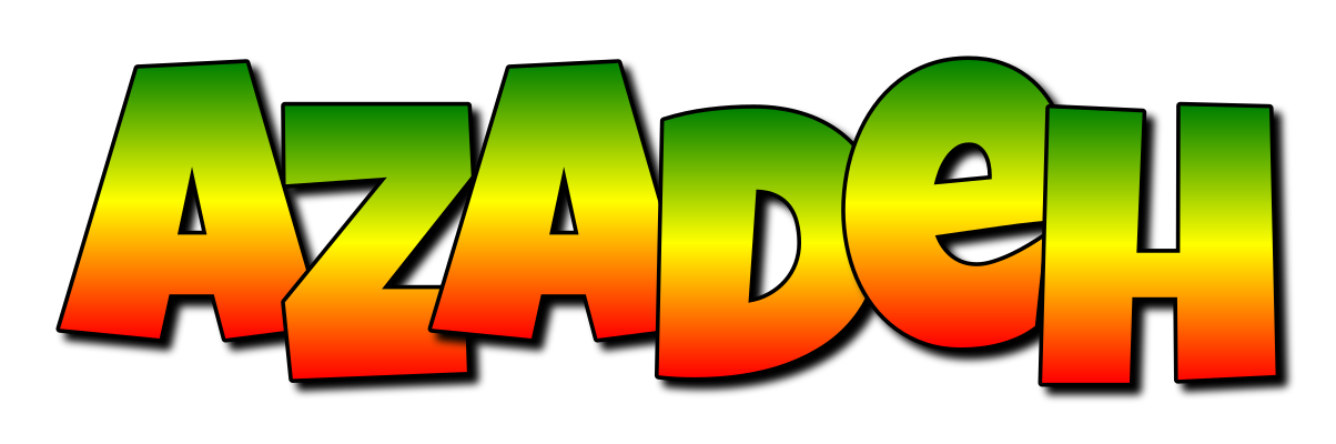 Azadeh mango logo