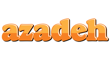 Azadeh orange logo