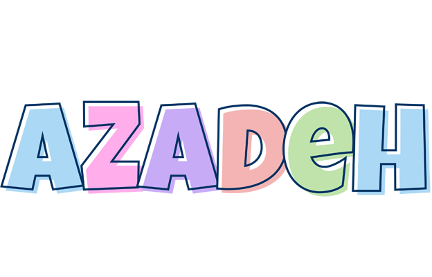 Azadeh pastel logo