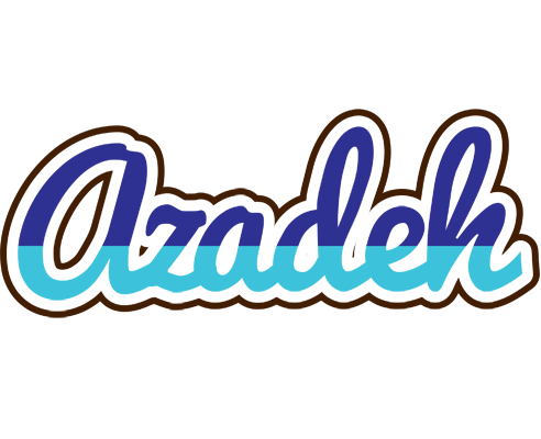 Azadeh raining logo