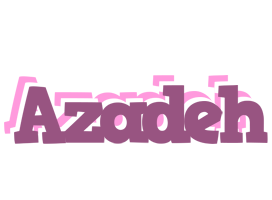 Azadeh relaxing logo