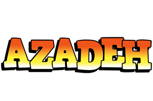 Azadeh sunset logo