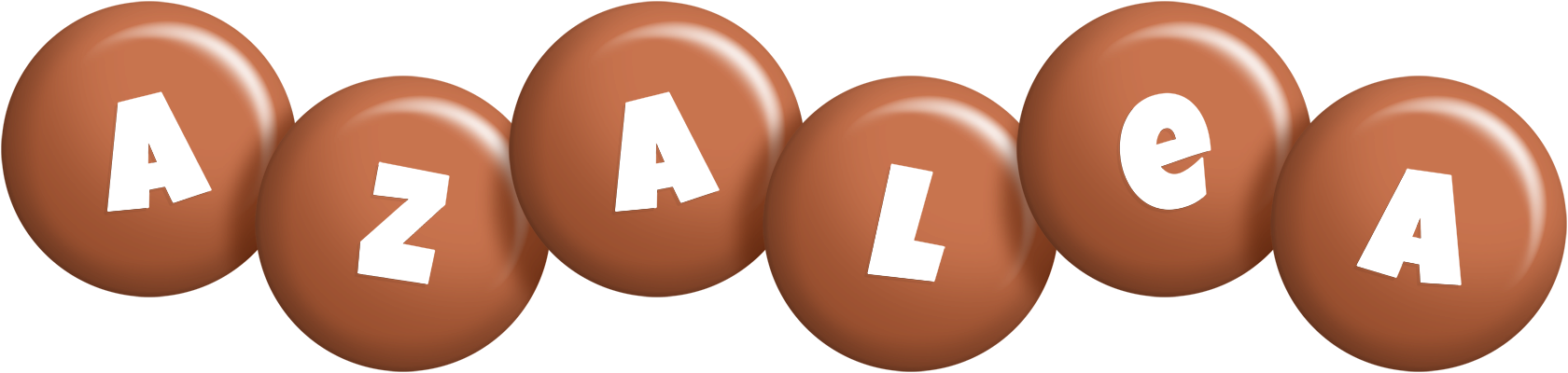Azalea candy-brown logo