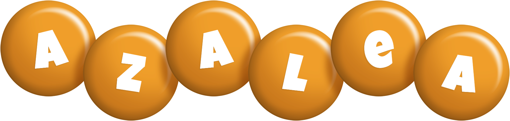 Azalea candy-orange logo