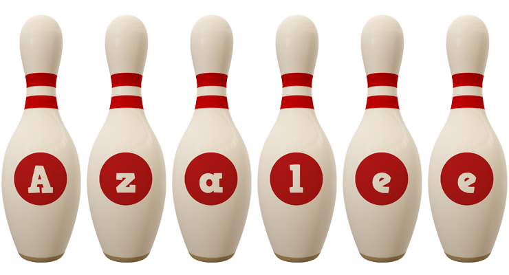 Azalee bowling-pin logo
