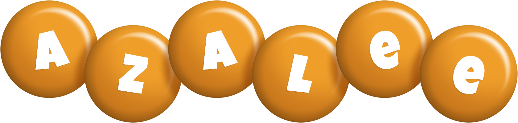 Azalee candy-orange logo