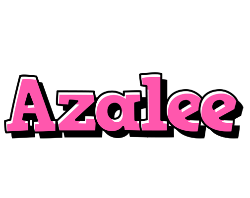 Azalee girlish logo