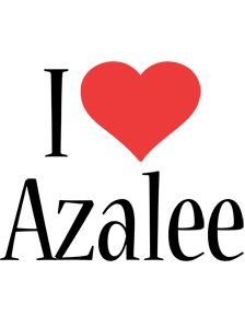 Azalee i-love logo