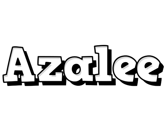 Azalee snowing logo