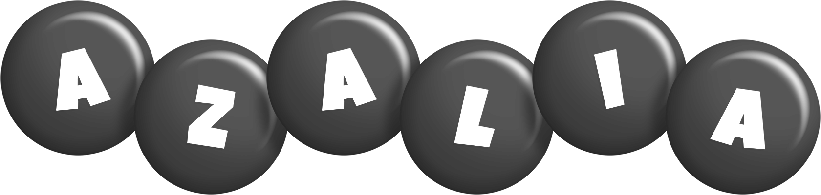 Azalia candy-black logo