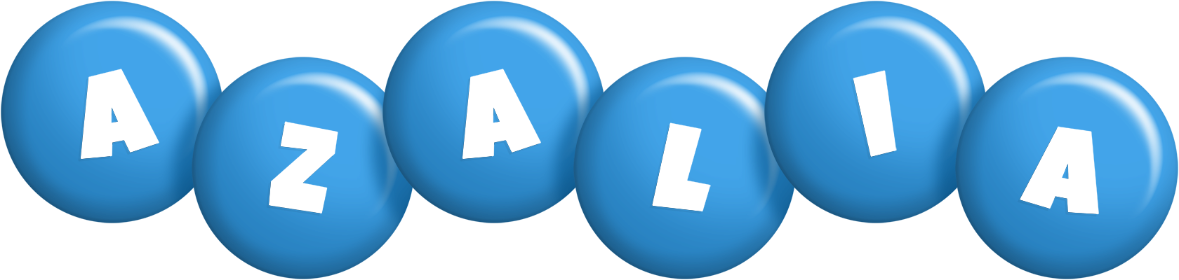 Azalia candy-blue logo