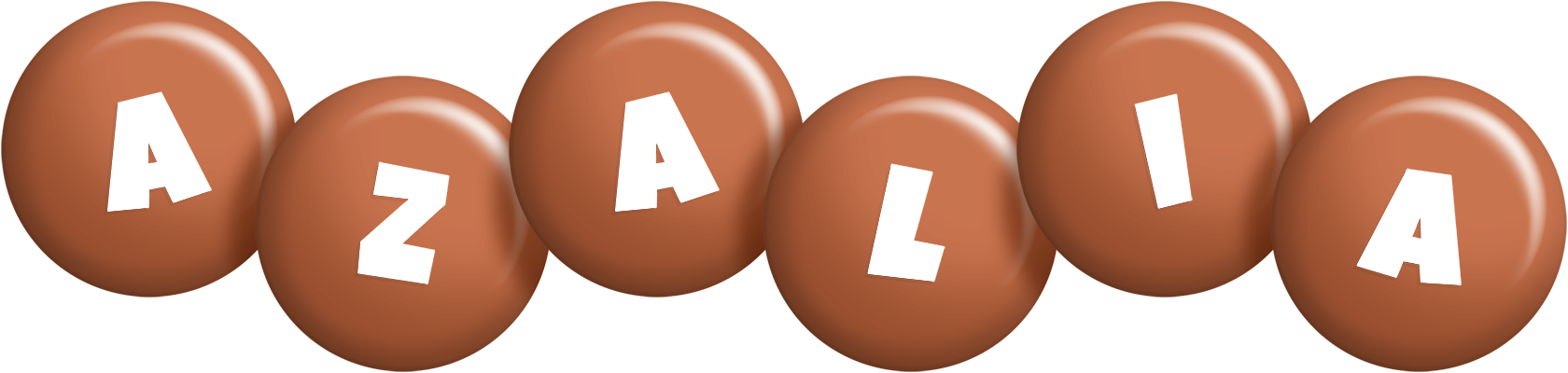 Azalia candy-brown logo