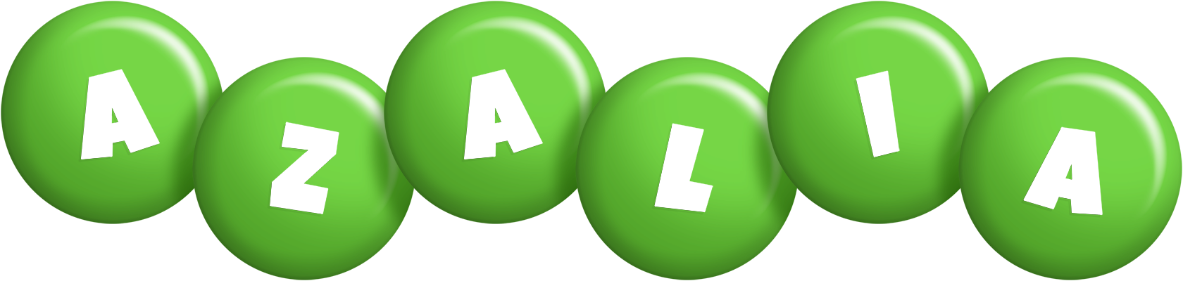Azalia candy-green logo
