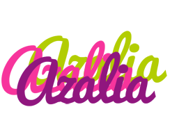 Azalia flowers logo