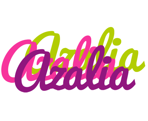 Azalia flowers logo