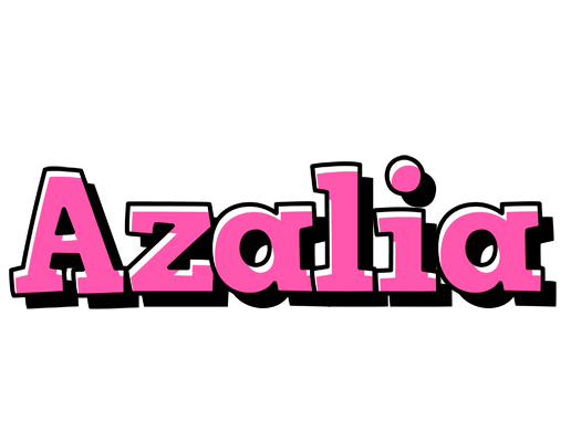 Azalia girlish logo