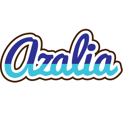 Azalia raining logo
