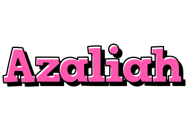 Azaliah girlish logo