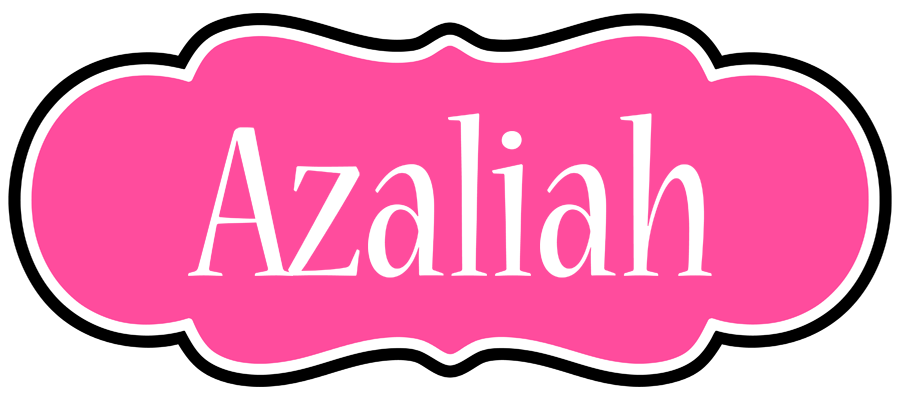 Azaliah invitation logo