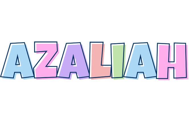 Azaliah pastel logo