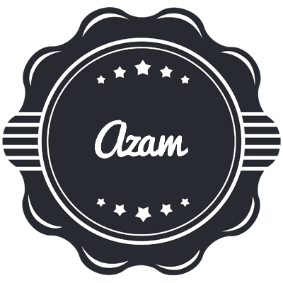 Azam badge logo