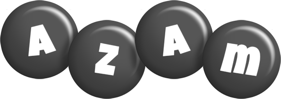 Azam candy-black logo