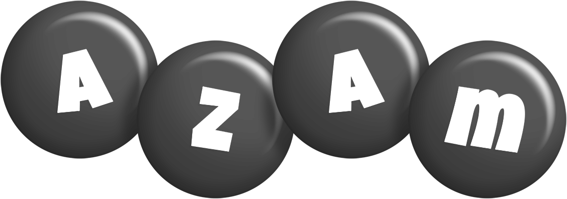 Azam candy-black logo