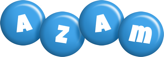 Azam candy-blue logo