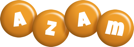 Azam candy-orange logo