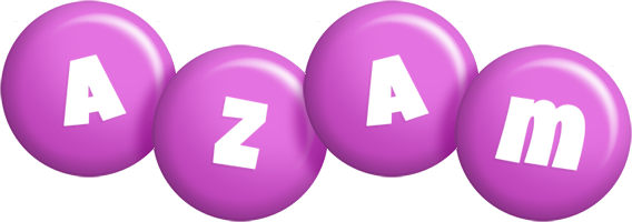 Azam candy-purple logo