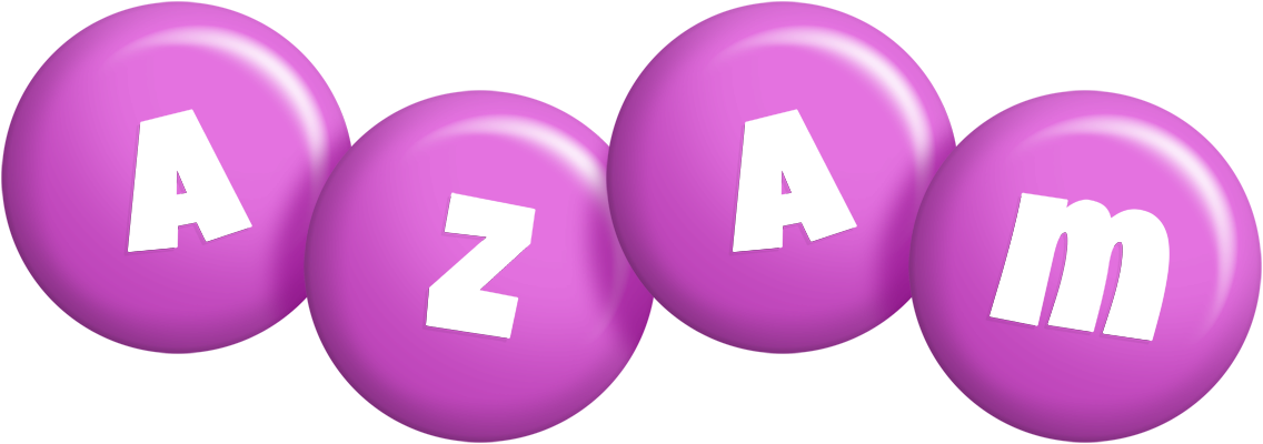 Azam candy-purple logo