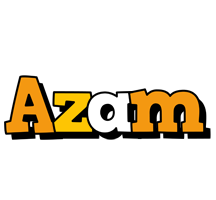 Azam cartoon logo