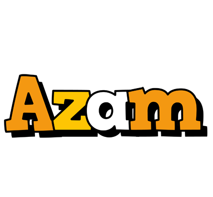 Azam cartoon logo