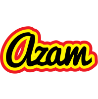 Azam flaming logo