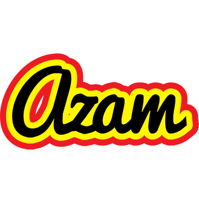 Azam flaming logo