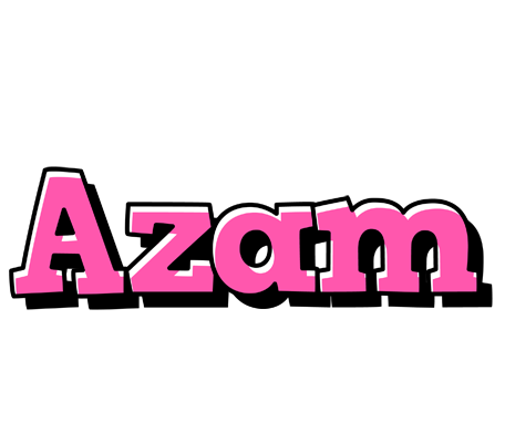Azam girlish logo