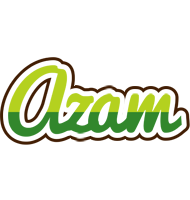 Azam golfing logo