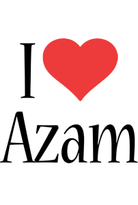 Azam i-love logo