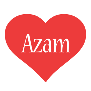 Azam love logo