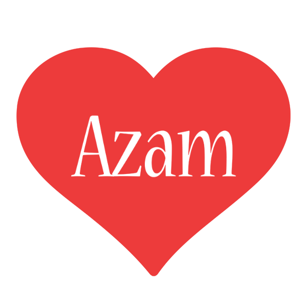 Azam love logo