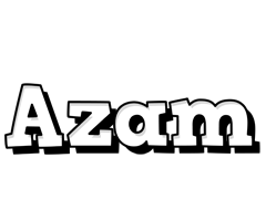 Azam snowing logo