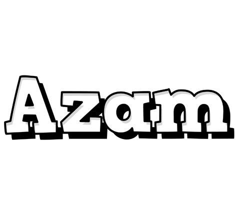 Azam snowing logo
