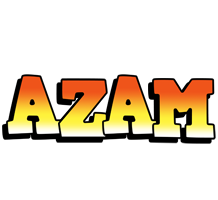 Azam sunset logo