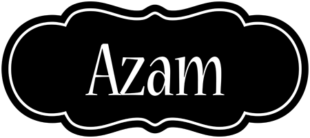 Azam welcome logo